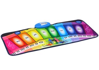 LEAN Toys Mata Muzyczna Taneczna Edukacyjna Pianinko Tęczowe