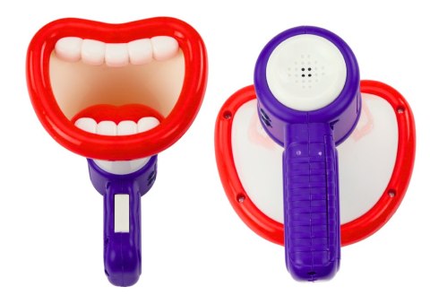 LEAN Toys Megafon Zmieniacz Głosu Nagrywanie Trzy Tryby Głosu Usta