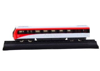 LEAN Toys Model Kolekcjonerski Pociąg Czerwono-Biały 1:48 Metalowy