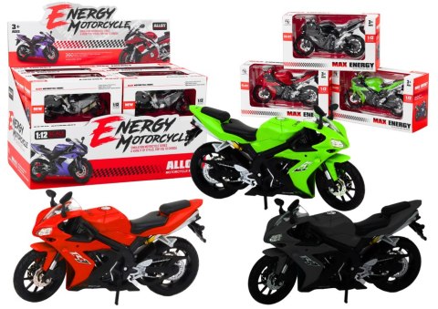 LEAN Toys Motocykl Motor Sportowy 1:12 Figurka Model Kolekcjonerski Ścigacz Mix