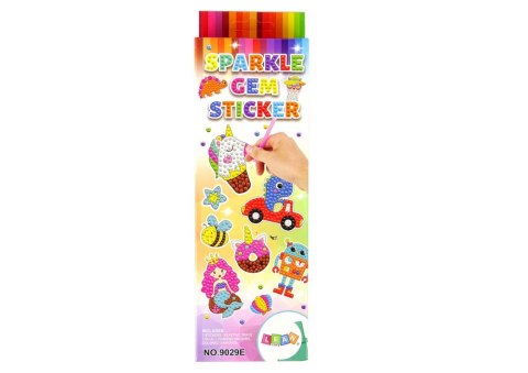 LEAN Toys Naklejki Do Wyklejania Diamencikami Haft Diamentowy