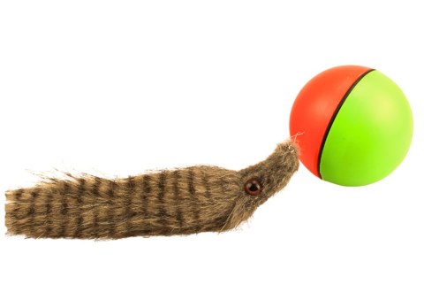 LEAN Toys Piłka z Puszystą Fretką Ogon Zabawka Interaktywna Do Kąpieli