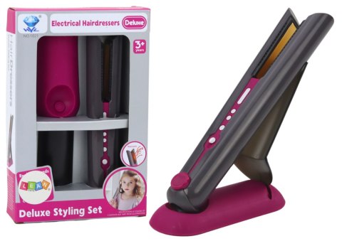LEAN Toys Prostownica Do Włosów Zabawkowa Stojak Światła Dźwięki