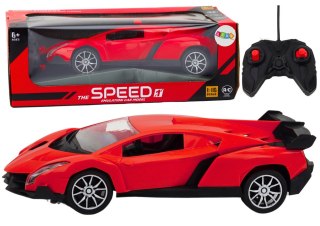 LEAN Toys Samochód RC 1:16 Zdalnie Sterowany Sportowy Czerwone Auto
