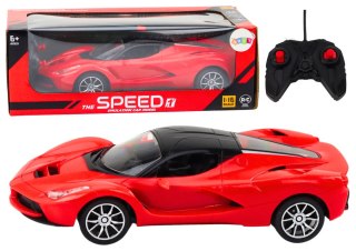 LEAN Toys Samochód Sportowy Zdalnie Sterowany Auto RC 1:16 Czerwone