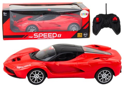 LEAN Toys Samochód Sportowy Zdalnie Sterowany Auto RC 1:16 Czerwone