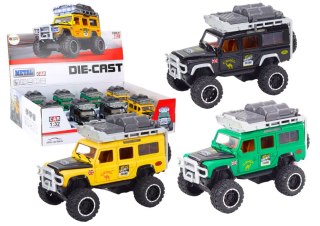 LEAN Toys Samochód Terenowy Guard 1:32 Metalowy Napęd Światła Dźwięki