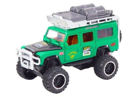 LEAN Toys Samochód Terenowy Guard 1:32 Metalowy Napęd Światła Dźwięki