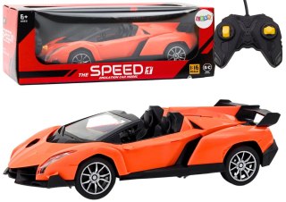 LEAN Toys Samochód Zdalnie Sterowany Sportowy RC 1:16 Pomarańczowy
