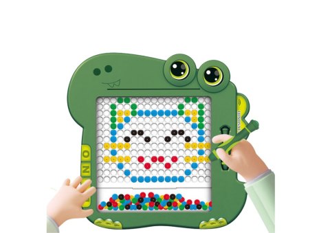 LEAN Toys Tablica Magnetyczna Edukacyjna Dinozaur Pad Układanka Zielona