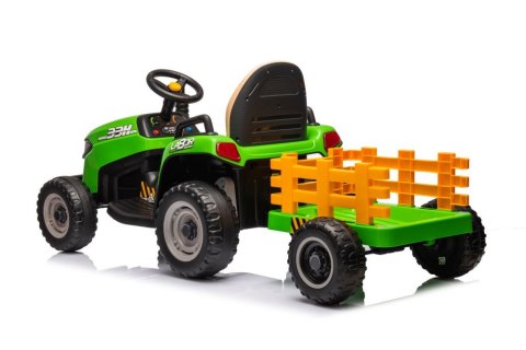 LEAN CARS Traktor Na Akumulator BBH-030 Zielony LEAN CARS Traktor Na Akumulator BBH-030 Zielony