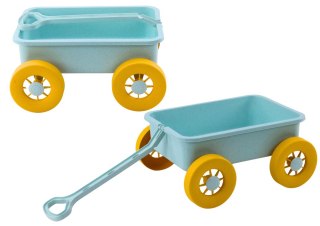 LEAN Toys Wózek Na Zabawki Do Piasku Pastelowy Turkusowy