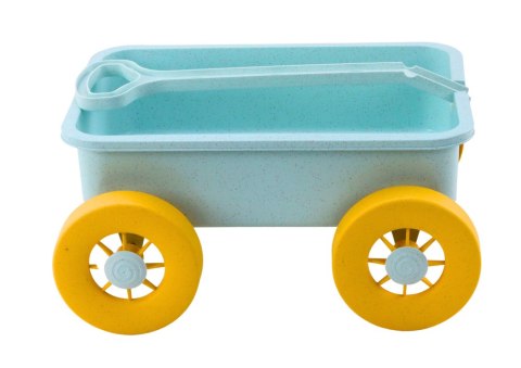 LEAN Toys Wózek Na Zabawki Do Piasku Pastelowy Turkusowy