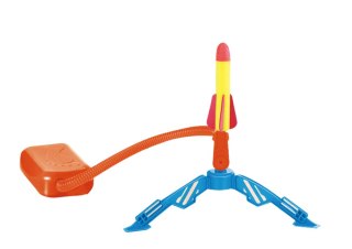 LEAN Toys Wyrzutnia Rakiet Piankowych Pompka 3 Sztuki Żółty