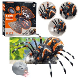 LEAN Toys Zdalnie Sterowany Pająk Tarantula Podczerwień Czarny R/C ST