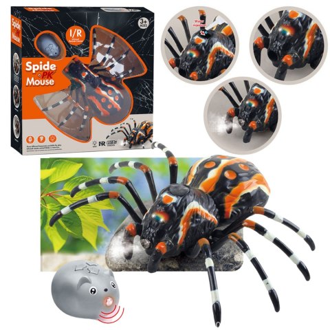 LEAN Toys Zdalnie Sterowany Pająk Tarantula Podczerwień Czarny R/C ST