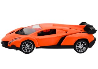 LEAN Toys Zdalnie Sterowany Samochód Sportowy Pomarańczowe Auto RC 1:16