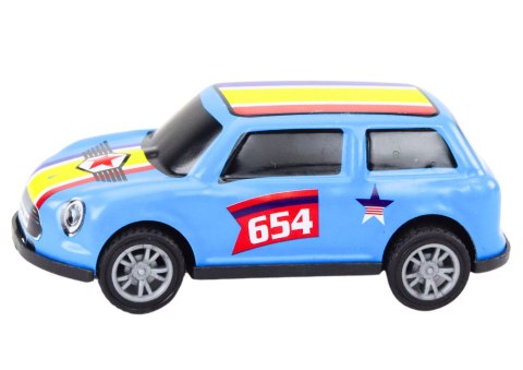 LEAN Toys Zestaw Autek Resoraków Napęd Kolorowe 12 Sztuk