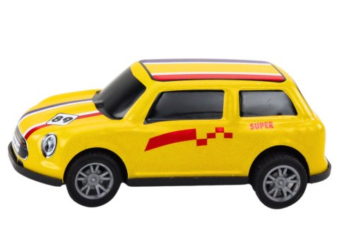 LEAN Toys Zestaw Autek Resoraków Napęd Kolorowe 12 Sztuk