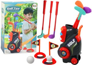 LEAN Toys Zestaw Do Mini Golfa Dla Dzieci Wózek Na Kółkach