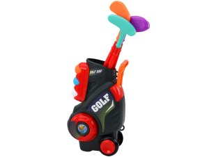 LEAN Toys Zestaw Do Mini Golfa Dla Dzieci Wózek Na Kółkach