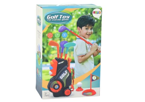 LEAN Toys Zestaw Do Mini Golfa Dla Dzieci Wózek Na Kółkach