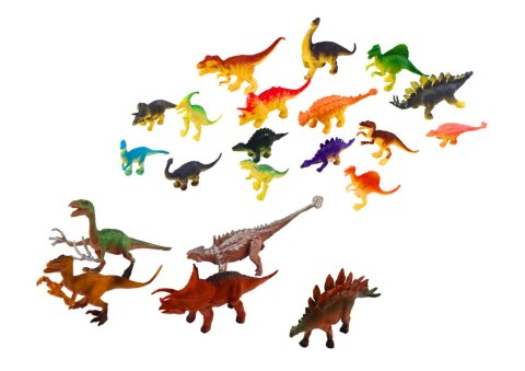 LEAN Toys Zestaw Figurek Dinozaurów Duży Dinozaur Zielony 45 El