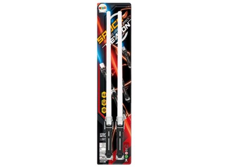 LEAN Toys Zestaw Mieczy Świetlnych 2w1 Kosmiczny Miecz Światła Dźwięki