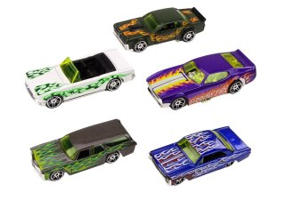 LEAN Toys Zestaw Resoraków Autka 1:64 Metalowe 5 Sztuk