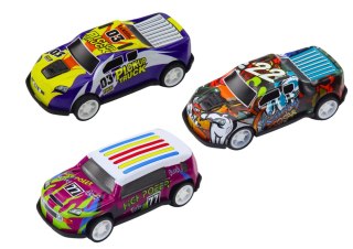 LEAN Toys Zestaw Resoraków W Walizce 25szt Znaki Drogowe Samochody
