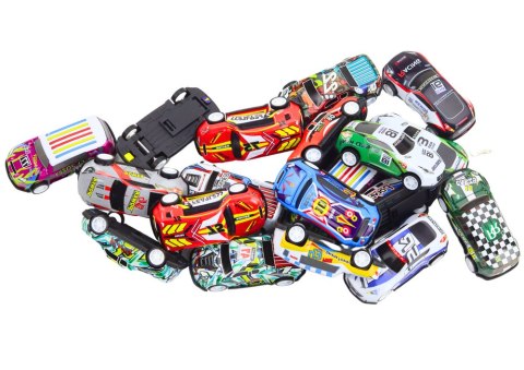 LEAN Toys Zestaw Resoraków W Walizce 25szt Znaki Drogowe Samochody