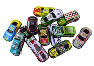 LEAN Toys Zestaw Resoraków w Walizce Samochody Autka 30 szt