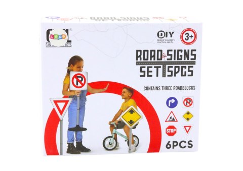 LEAN Toys Duży Znak Ostrzegawczy Prace Drogowe 70cm