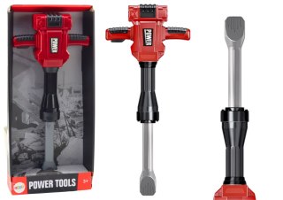 LEAN Toys Młot Pneumatyczny Dla Majsterkowicza Na Baterie Czerwony