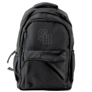 LEAN Plecak Szkolny Miejski Przegroda Środkowa SH Czarny 38cm 20L