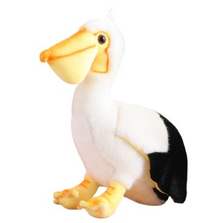 LEAN Toys Pluszowy Pelikan Ptak Pluszak Maskotka Przytulanka 24cm