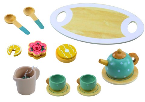 LEAN Toys Zestaw Do Herbaty Kawy Dla Dzieci Drewniany