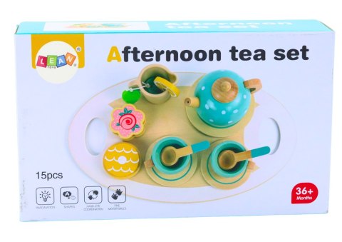 LEAN Toys Zestaw Do Herbaty Kawy Dla Dzieci Drewniany