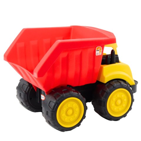 LEAN Toys Duża Wywrotka Dla Dzieci Do Piasku Pojazd Budowlany Czerwono-Żółta