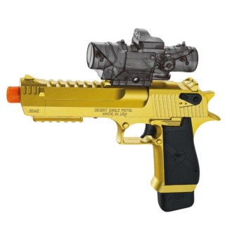 Elektryczny Pistolet na Kulki Wodne Strzałki Piankowe Złoty