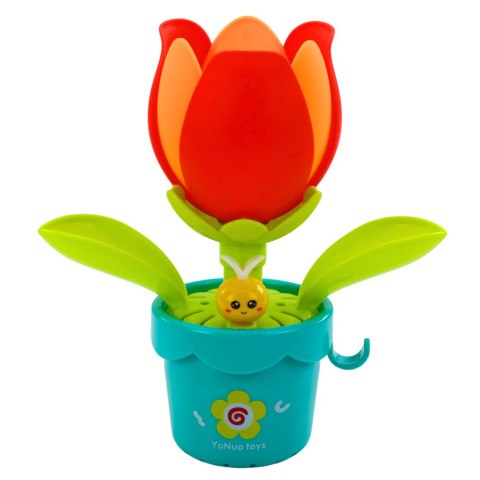 LEAN Toys Interaktywna Zabawka Do Kąpieli Kwiatek Do Podlewania Konewka