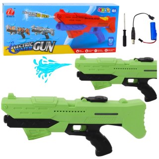 LEAN Toys Karabin Na Wodę Elektryczny Automatyczny Zielony Zasięg 10m
