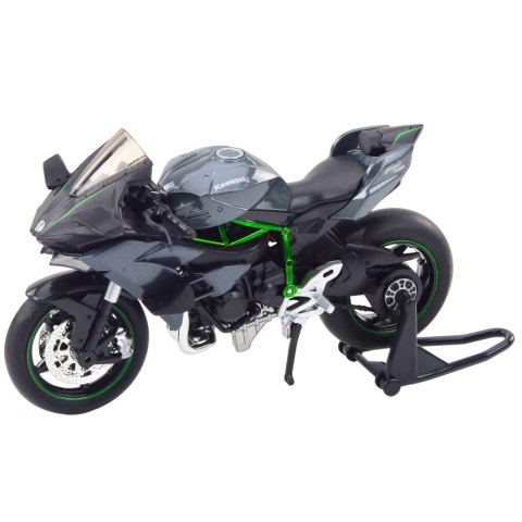 LEAN Toys Motocykl Sportowy Metalowy Światła Dźwięki Szary 1:12