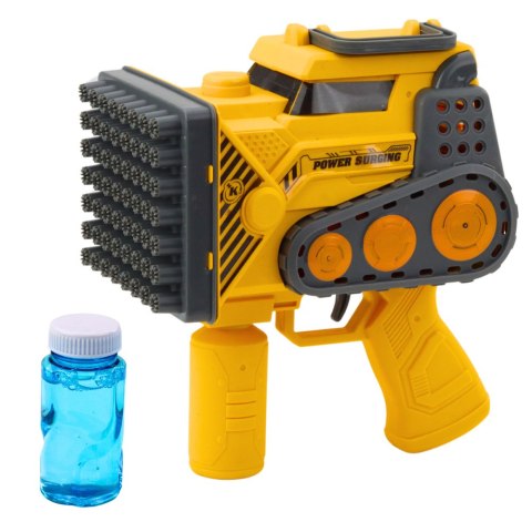 Pistolet Na Bańki Mydlane Budowlane 56 Otworów Płyn Żółty