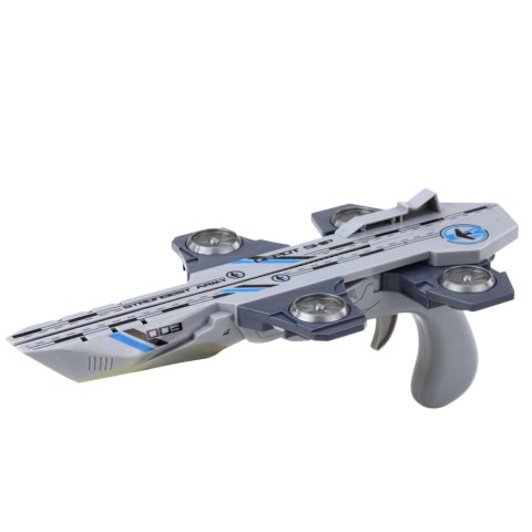 LEAN Toys Pistolet Wyrzutnia Samolotów Myśliwców Zestaw 3w1 Światła Dźwięki