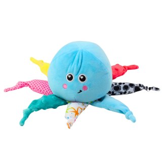 LEAN Toys Pluszowa Ośmiornica Usypiająca Przytulanka Światło Dźwięk Niebieska