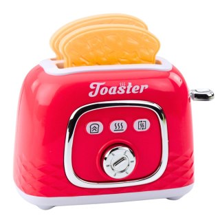 LEAN Toys Zestaw Urządzeń Kuchennych Toster Blender Światła Dźwięki Różowy