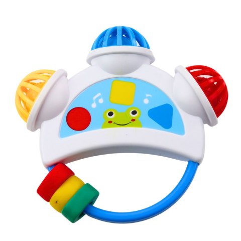 LEAN Toys Zestaw Zabawek Muzycznych Dla Malucha Telefon Tamburyn Klawisze Dźwięki 3w1