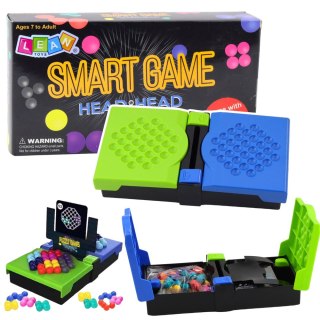 LEAN Toys Gra Logiczna Edukacyjna Head to Head Kulki Wzory Karty