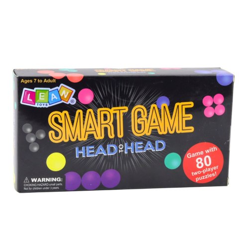 LEAN Toys Gra Logiczna Edukacyjna Head to Head Kulki Wzory Karty